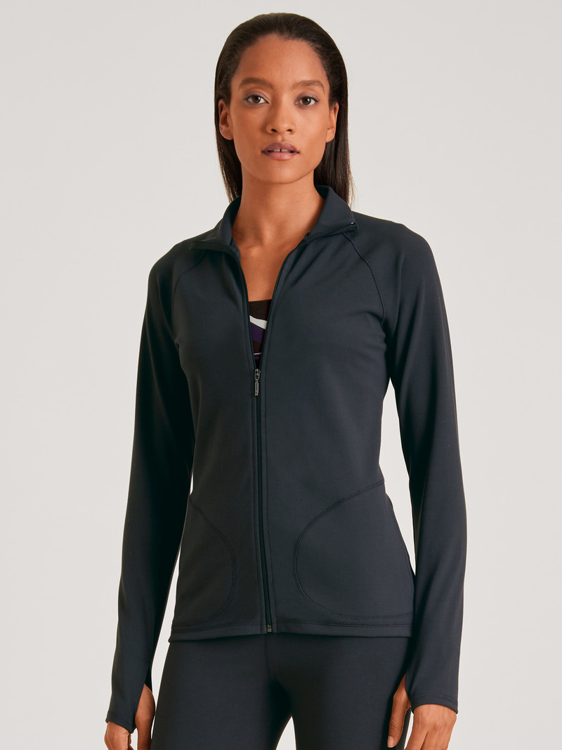 Yoga Donna Calida 100% Nature Relax Jacket, Cradle To Cradle Certified® Phantom | 8497-HVLKZ