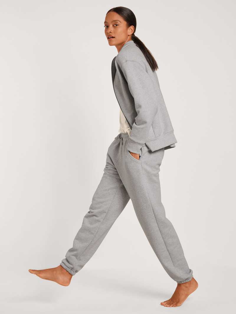 Yoga Donna Calida Circular Lounge Pants With Cuffs, Cradle To Cradle Certified® Grigie | 1823-UGXRS