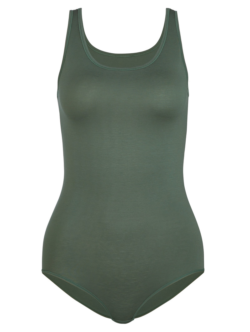 Yoga Donna Calida Natural Comfort Bodysuit Verdi | 8517-ABFOQ