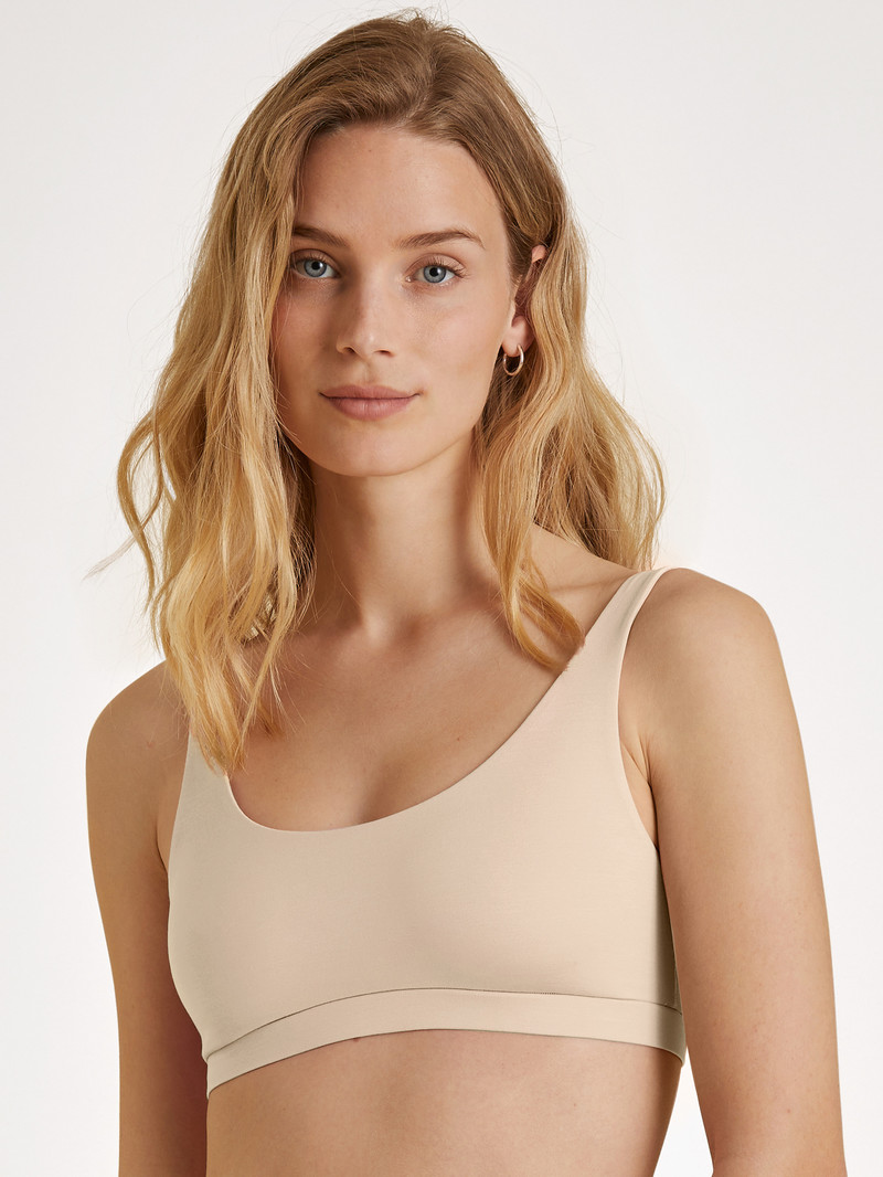 Yoga Donna Calida Natural Skin Bustier, Cradle To Cradle Certified® Rosa | 0698-WTDUA