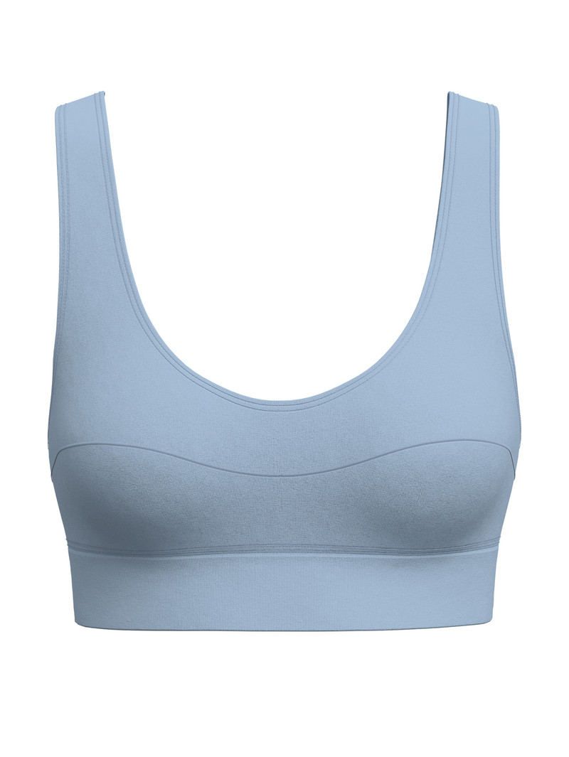 Yoga Donna Calida Special Bustier Blu | 5312-KVURC